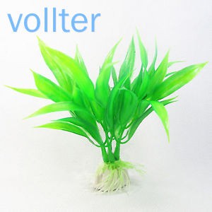 VOLL Water Grass Green Plant Ornament For Fish Tank Artificial Plastic Aquarium Decoration Aquatic Plants