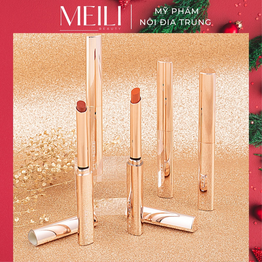 [HOT] Son Thỏi Căng Mọng Môi HLLR Lips Lâu Trôi Lên Màu Nhanh Dưỡng Ẩm Không Khô Môi - Meili Beauty