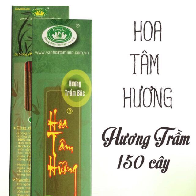 Nhang sạch thảo dược - HOA TÂM HƯƠNG 3 tấc (30cm)-Hương quế, Hương trầm