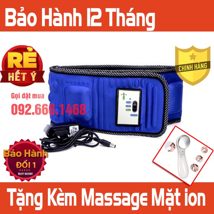 ĐAI MASSAGE GIẢM BÉO X5 GIẢM MỠ GIỮ EO BH 12 THÁNG