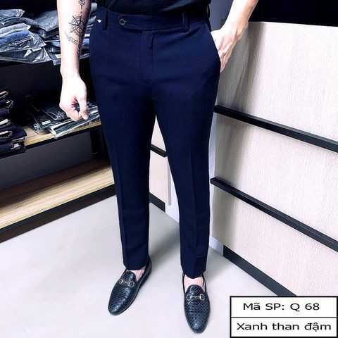 Quần âu nam, Phong cách Hàn Quốc, From Slimfit chuẩn đẹp, Co giãn nhẹ với chất vải Vinteck