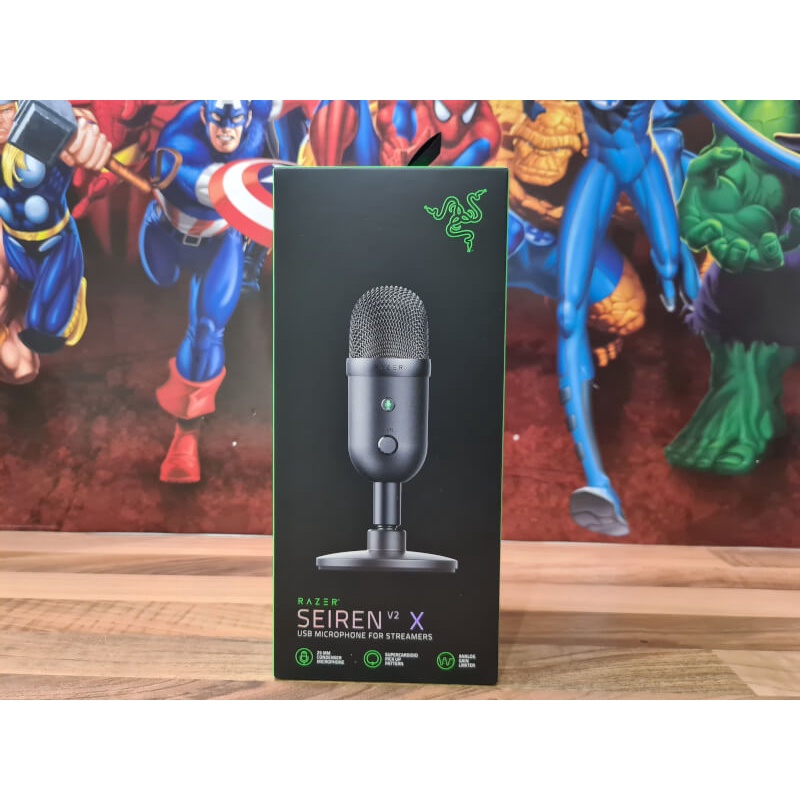 Thiết bị thu âm Razer Seiren V2 X-USB Microphone for Streamers