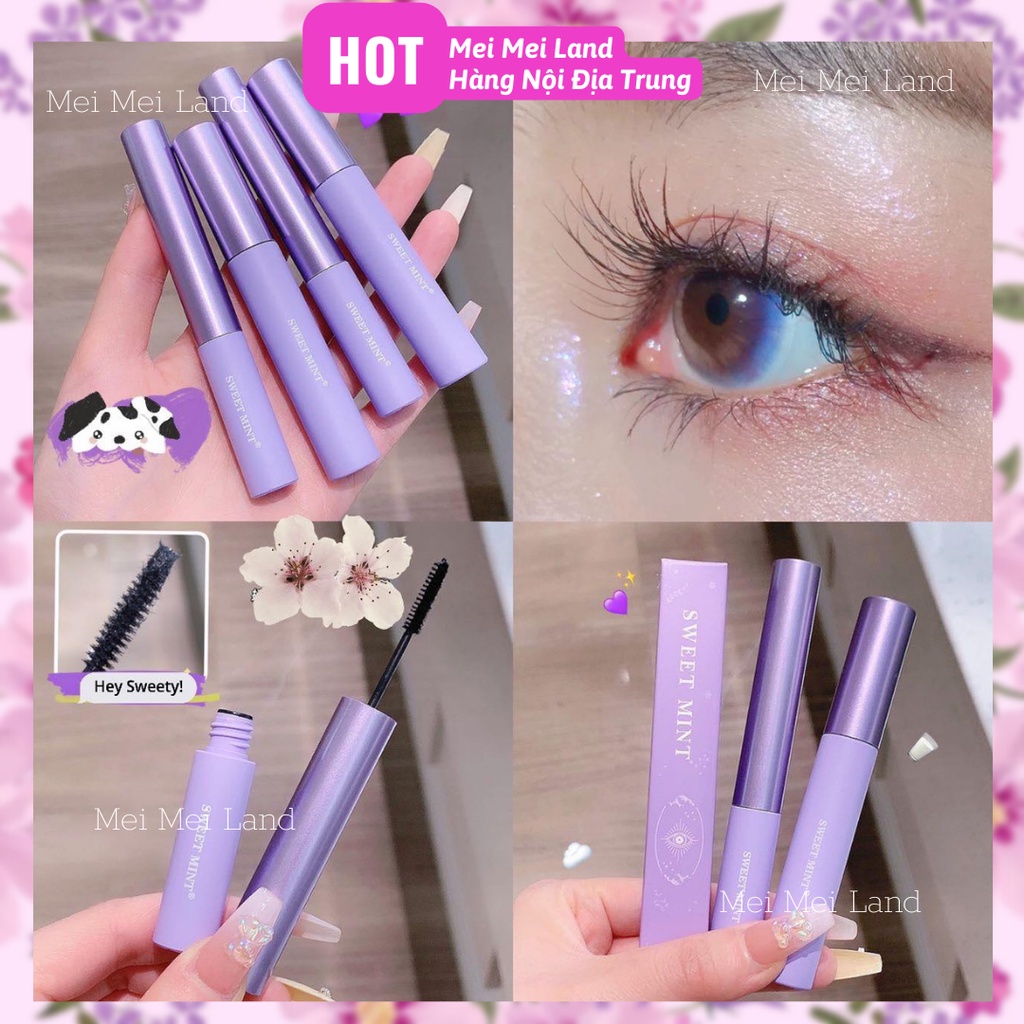 Mascara Vỏ Tím Lịm Sweet Mint Lâu Trôi Không Thấm Nước