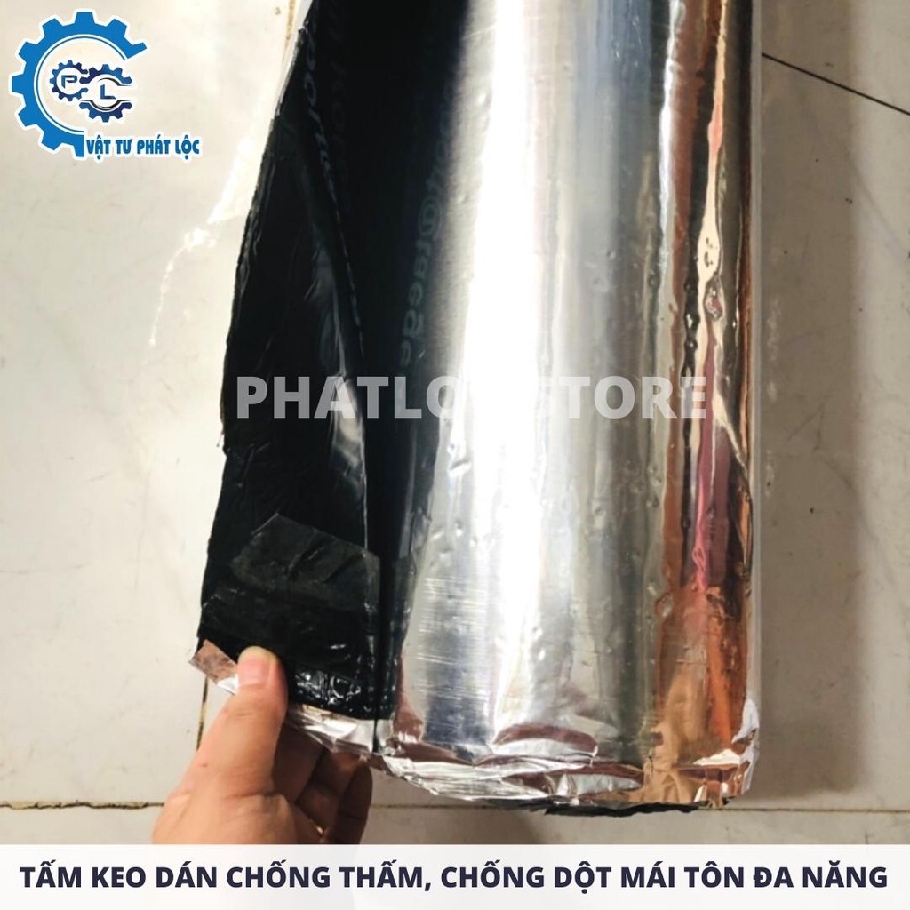 Keo dán chống thấm chống dột mái tôn đa năng xử lý siêu tốc ( khổ rộng 1m)