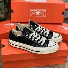 Giày_Converse đen Cổ Cao, Giày thể thao sneaker CV 1970S Trắng Cổ Cao Full Box + Bill