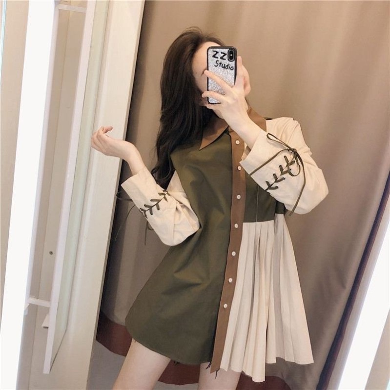 đầm sơ mi xinh