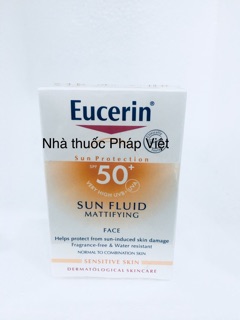 Kem Chống Nắng  Eucerin Sun Fluid Mattifying SPF 50+