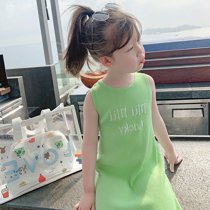 VÁY HÈ CHO BÉ GÁI  MUA 1 TẶNG 1  VÁY COTTON SÁT NÁCH DÁNG SUÔNG CHẤT SIÊU ĐẸP DÁNG SIÊU XINH CHO BÉ  TIỆM MẸ KEM