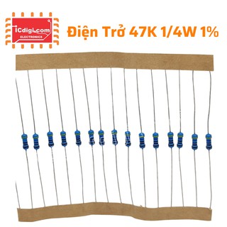 [500pcs] Điện trở 47K 1/4W 1%