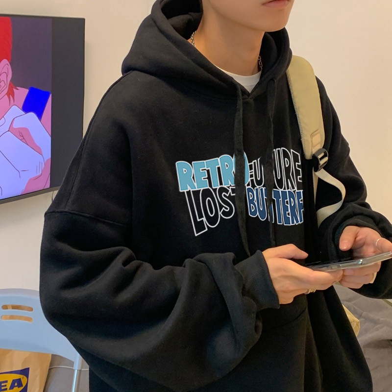 ÁO hoodie in chữ nam nữ freesize, chất nỉ phù hợp thu đông 2021. | BigBuy360 - bigbuy360.vn