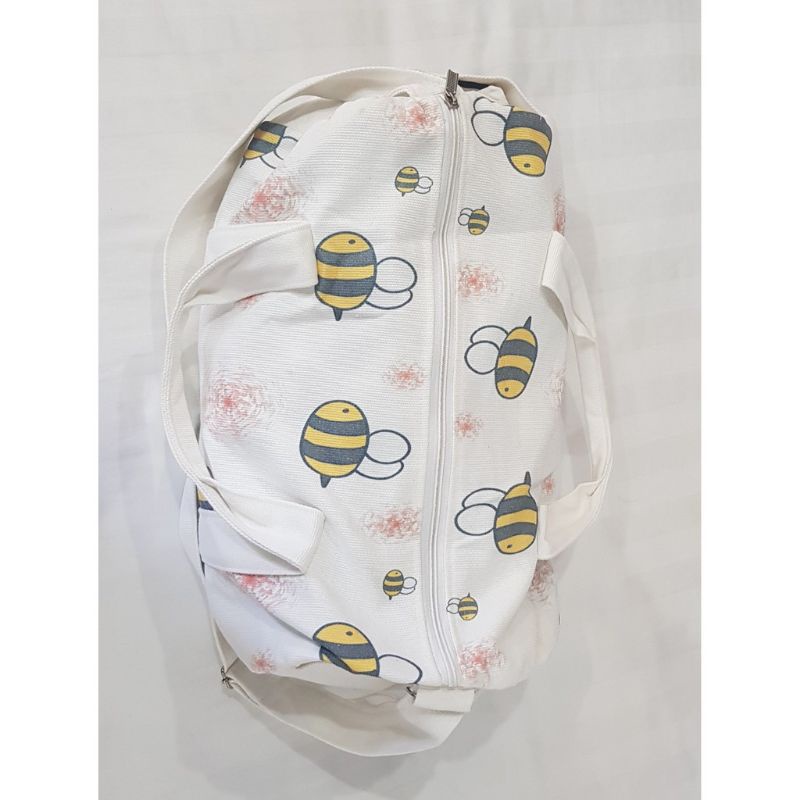 Túi vải canvas dày dặn họa tiết con ong xinh xắn