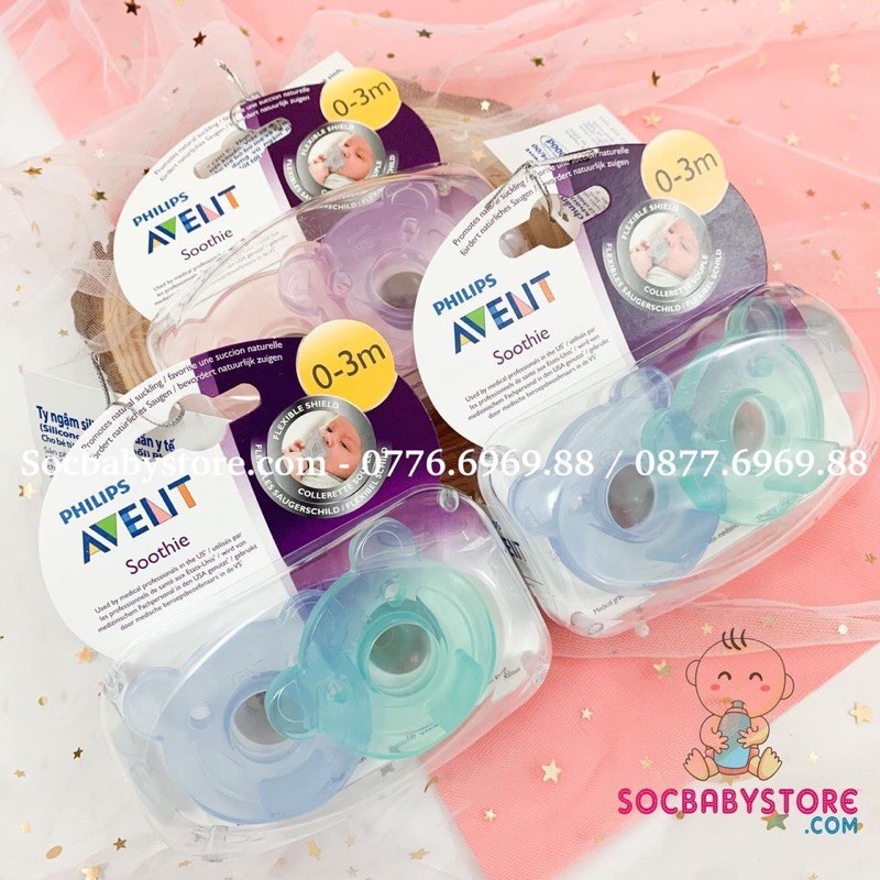 Ti ngậm Silicon Philips Avent ( set 2 ti)