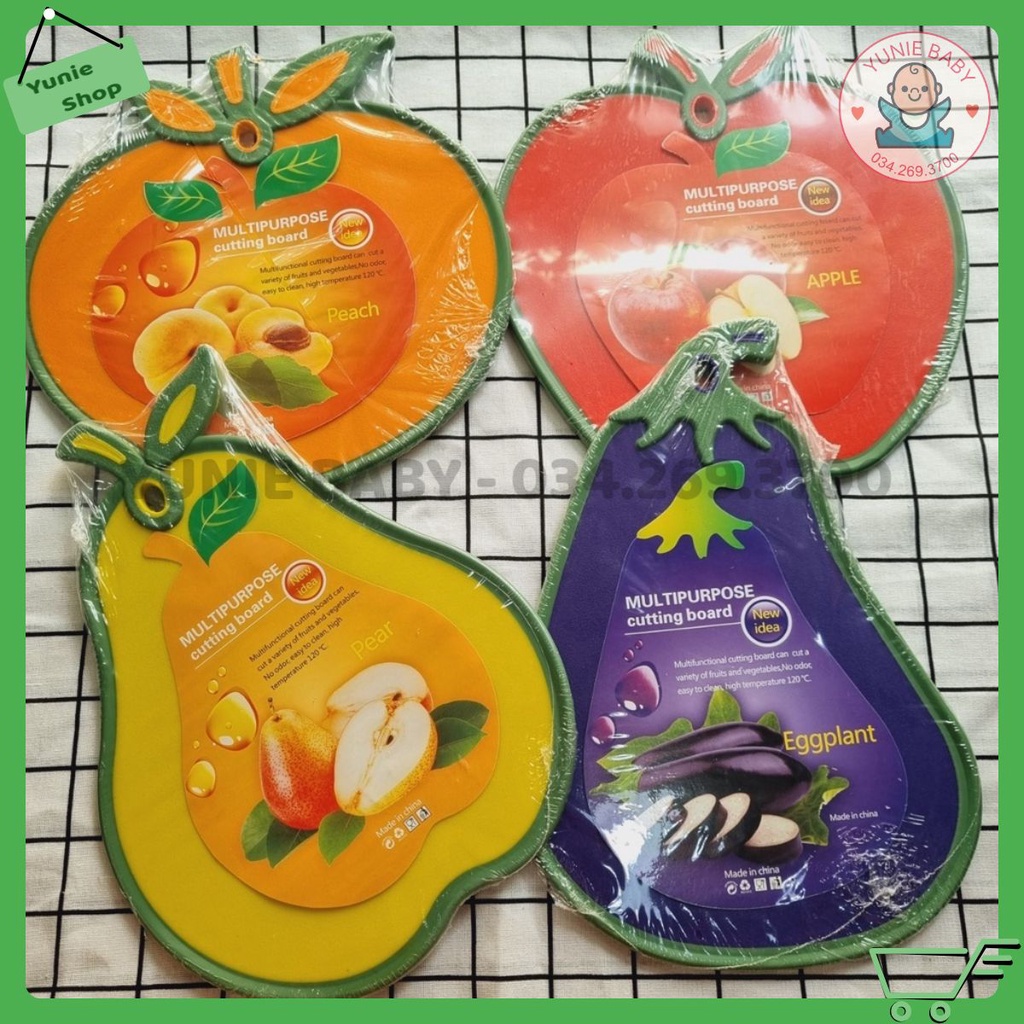 Thớt Nhựa Hoa Quả Kháng Khuẩn