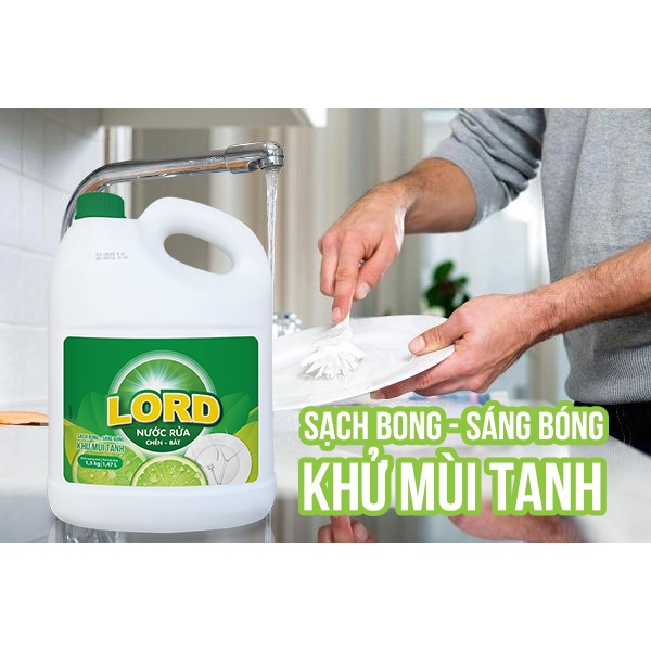 NƯỚC RỬA CHÉN LORD HƯƠNG CHANH 400G