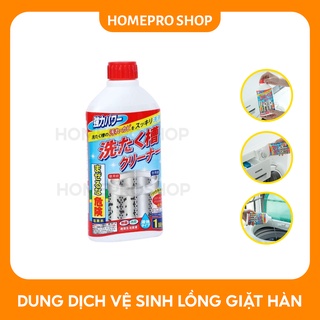 Dung dịch vệ sinh lồng giặt Hàn 550ml