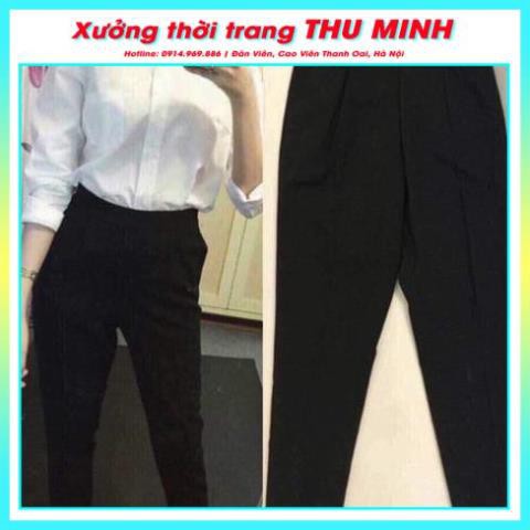Quần Baggy Tây size lớn cạp chun sau co dãn thoải mái B35 Q2D04 | BigBuy360 - bigbuy360.vn
