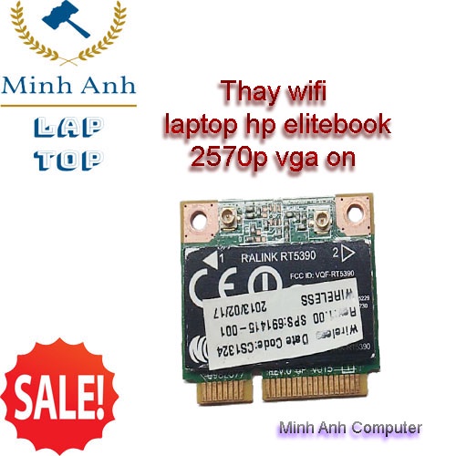 thay wifi laptop hp 2570p,mã wifi RT5390