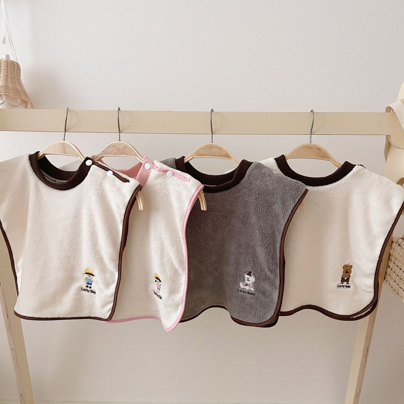 Yếm Ăn Chống Nước Không Tay Dành Cho Trẻ Sơ Sinh