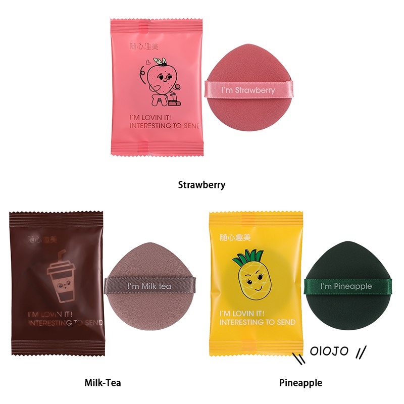⚜️Mút trang điểm Mút tròn tán kem tiện dụng nền phấn nước + Bông phấn Khô Mút Trang Điểm Chống Vi Khuẩn