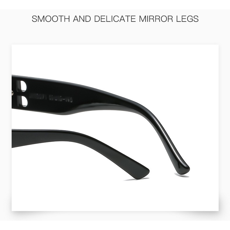 Kính Mát Gọng Nhựa Hình Chữ Nhật Phong Cách Retro Thời Trang Cho Nam Nữ