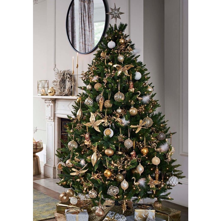 Cây thông xanh PE 95% - cây thông tán rộng luxury LP-PE2 nhập khẩu không kèm trang trí