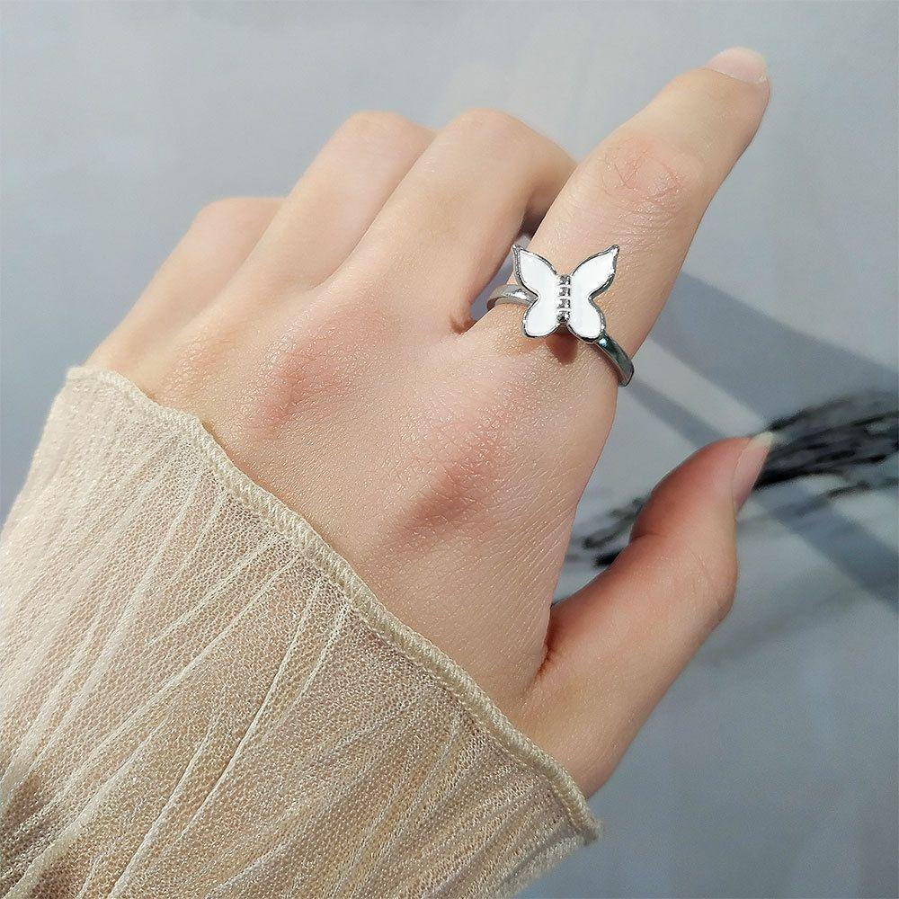 NIUYOU Nhẫn Đính Đá Giải Tỏa Căng Thẳng
