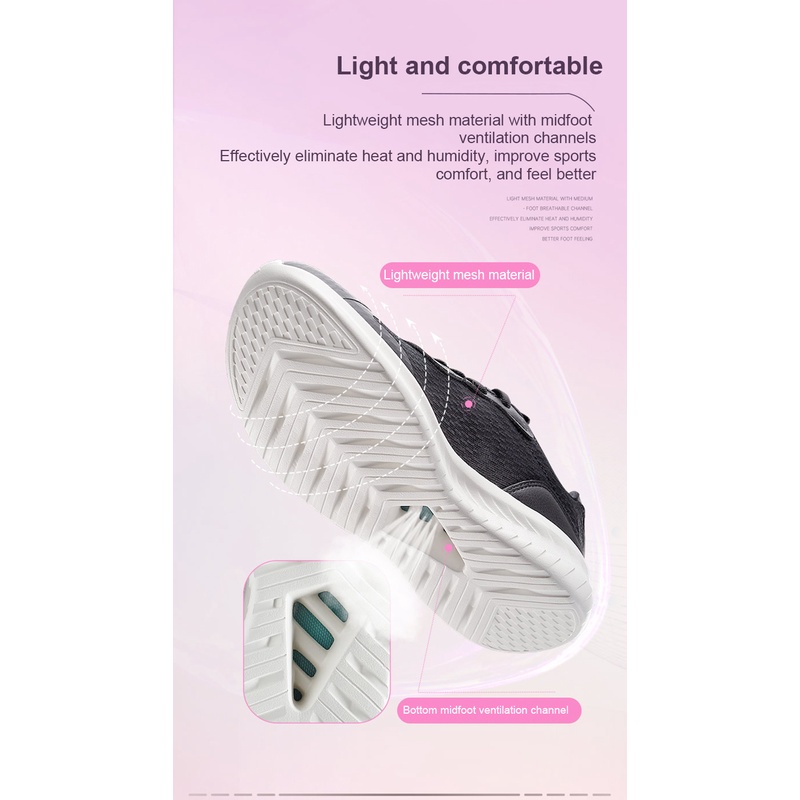 Giày thể thao XTEP chống trượt siêu nhẹ thoáng khí thời trang cho nữ