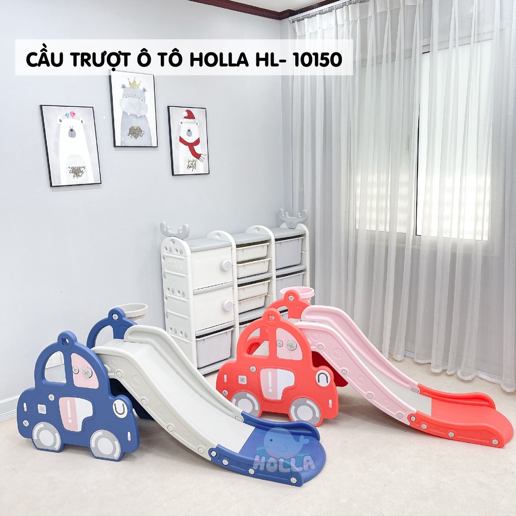 Cầu trượt ô tô cho bé, cầu trượt HOLLA HL - 10150 bảo hành chính hãng 1 năm