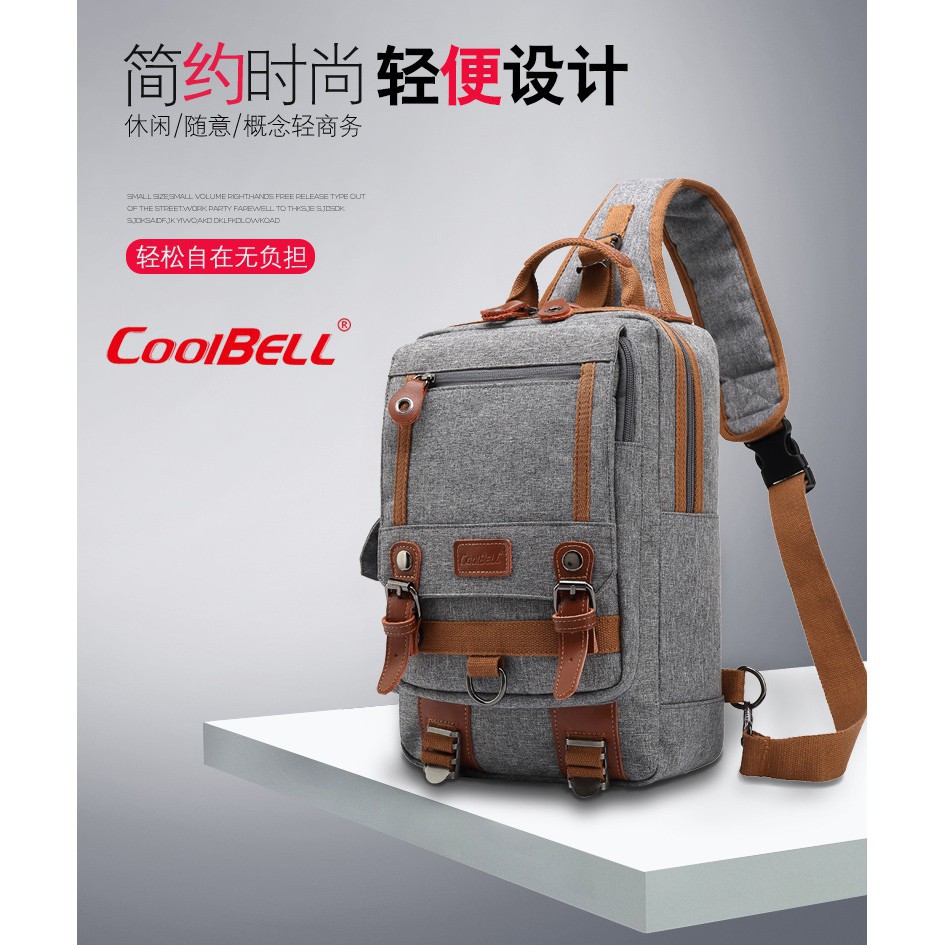 Balo Đeo Chéo 1 Dây Cho Nam, Balo Đeo Chéo Nam Chính Hãng Giá Rẻ Coolbell Chính Hãng Giá Rẻ