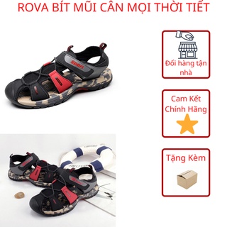 Giày sandal rọ mũi nam dùng đi phượt leo núi chạy xe đạp sandal bít mũi nam rv27