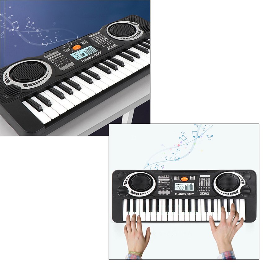 Đàn piano điện tử 37 phím kèm mic hát cho bé