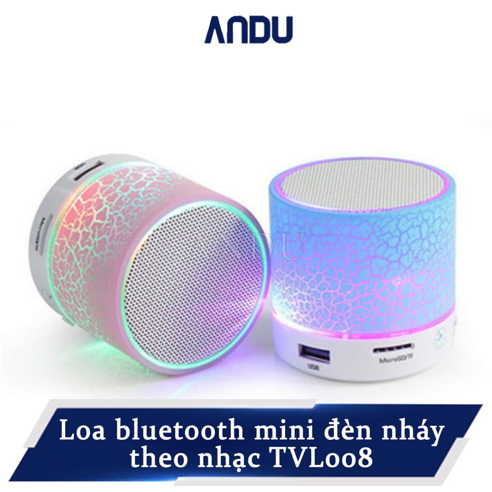 Loa Bluetooth Mini LED Nháy Theo Nhạc A9 TVL008  Không Dây Nhỏ Gọn, Tiện Lợi