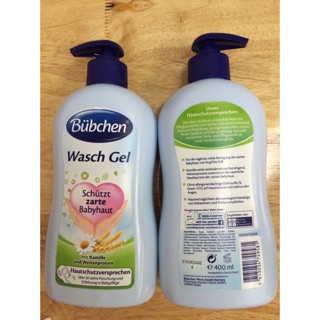 Sữa tắm gội cho tẻ sơ sinh Bubchen 400ml - xách tay Đức