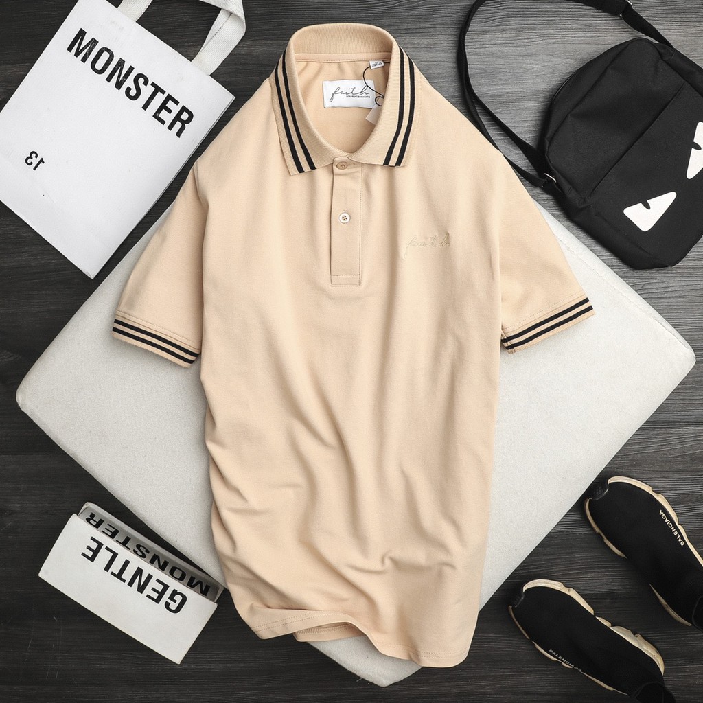 [CAO CẤP} Áo thun Polo Faith cổ bẻ VNXK