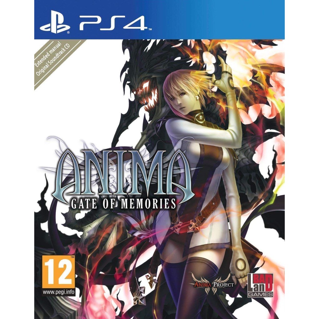 Đĩa game PS4 EU: Anima: Gate of Memories