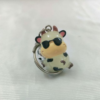 Móc khóa bò sữa siêu kute