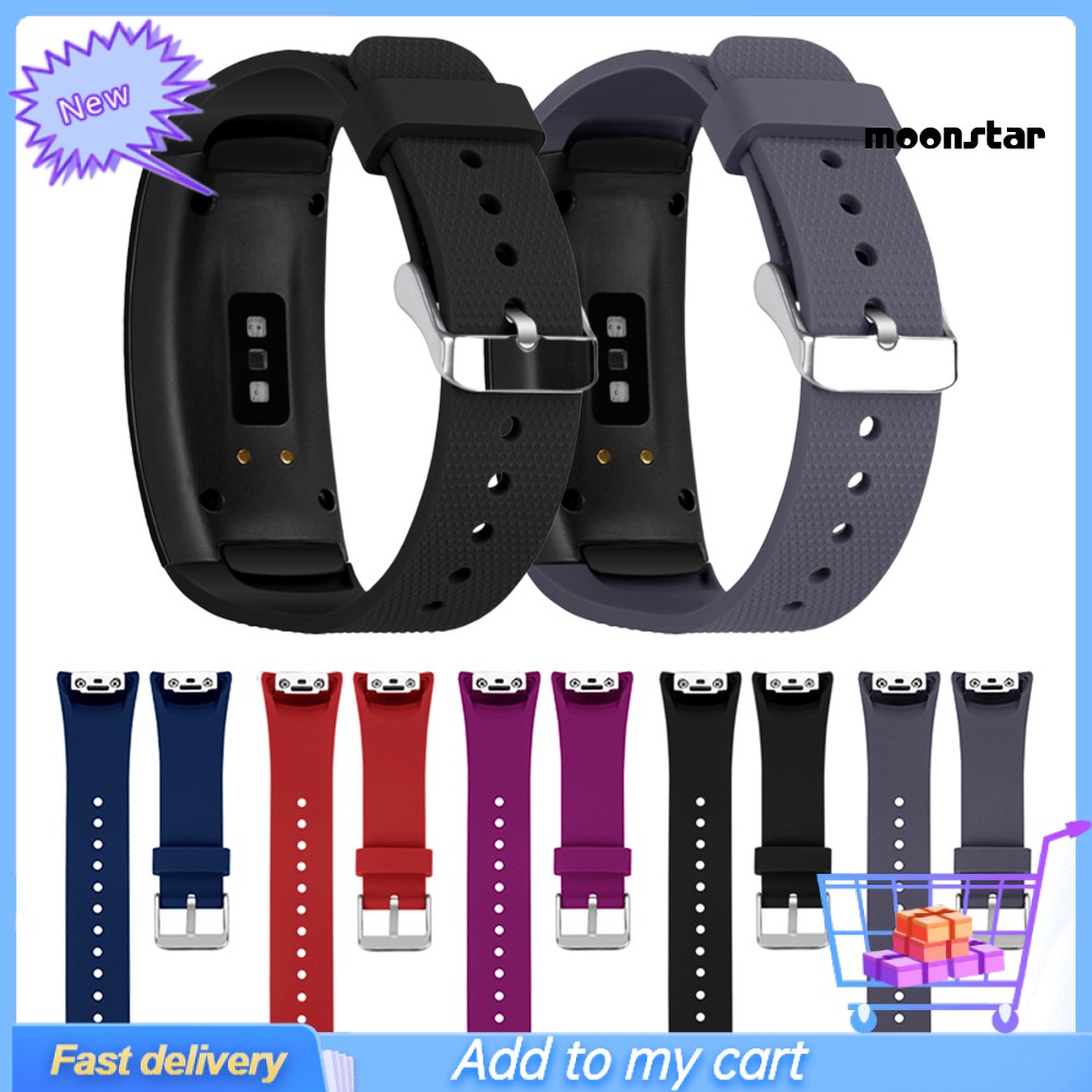 SAMSUNG Dây Đeo Silicon Thay Thế Cho Đồng Hồ Thông Minh Samsung Gear Fit2 Pro