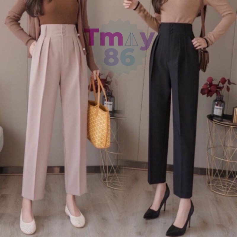 Quần Tây Ba Cúc - Cạp Siêu Cao