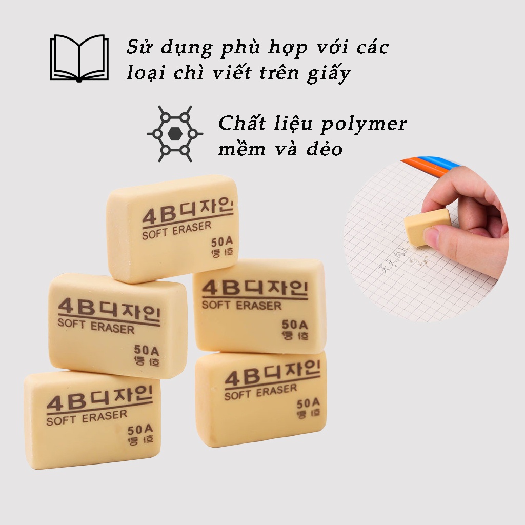 Gôm - tẩy chì 4B (TC4B)