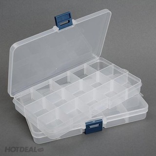 Hộp nhựa 10 ngăn lưu trữ sticker, washi, đồ trang sức, DIY, các vật nhỏ, ô thắp lắo theo ý muốn