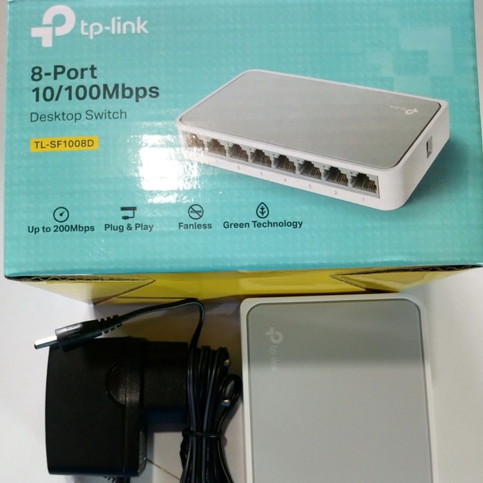 Bộ chia mạng Switch: TP-Link TL-SF1008D - 8 Port 10-100Mbps