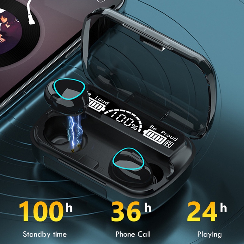 M10 Tai Nghe Bluetooth 5.1 TWS Không Dây Cho IOS Android