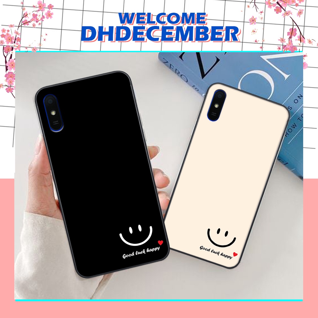 Ốp lưng Xiaomi REDMI 9A in hình nice ,good luck happy ốp xinh viền dẻo đẹp chất