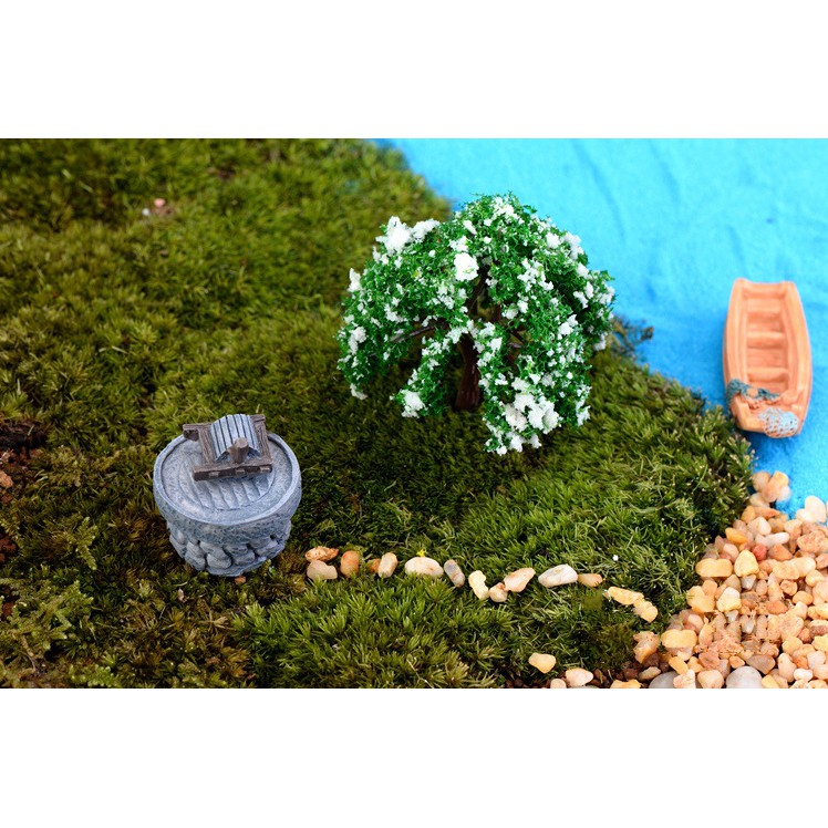 Mô hình cối xay thóc cho các bạn trang trí tiểu cảnh, terrarium, DIY