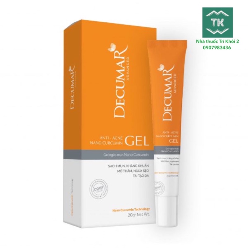 Decumar gel giảm mụn thâm