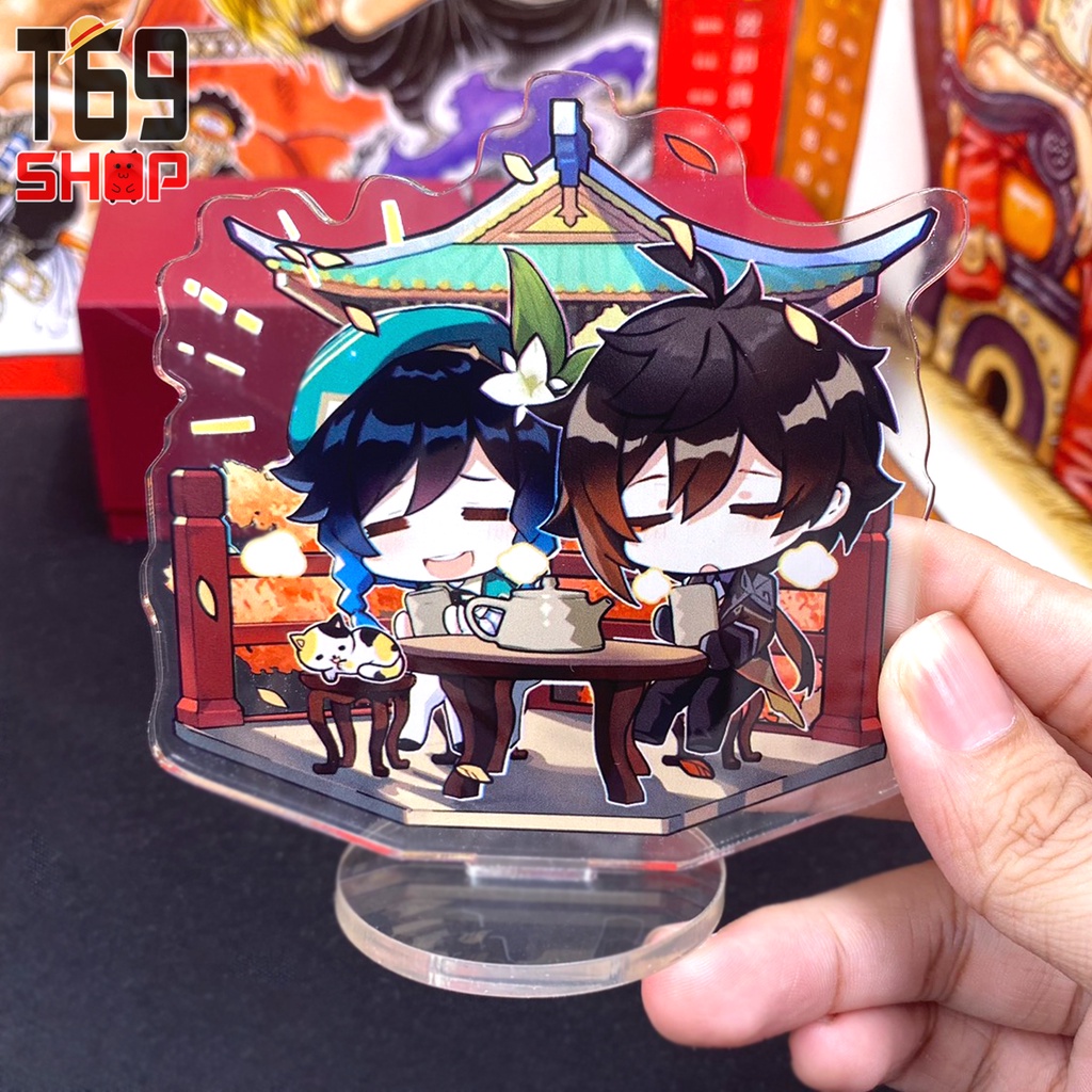 Mô hình Standee Acrylic Mica game Genshin Impact mini 10cm