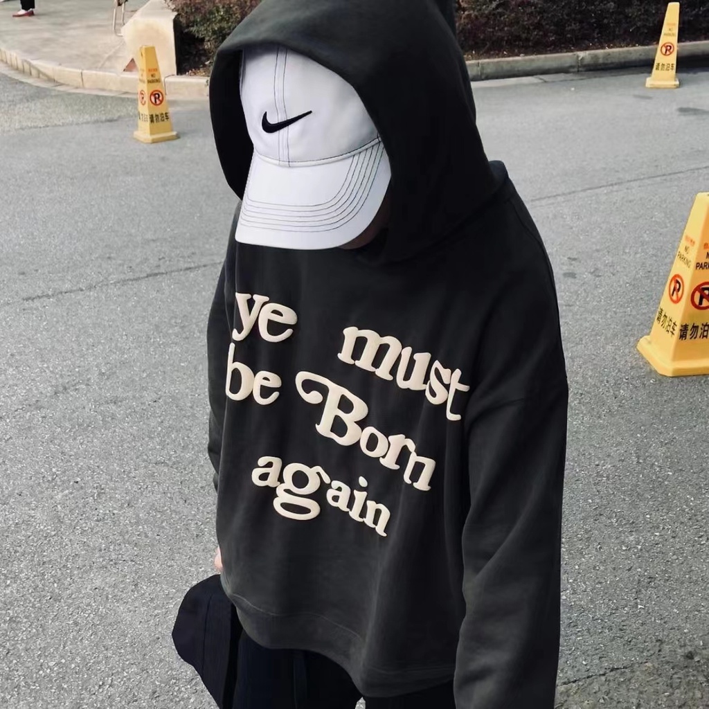 ZHELIHANGFEI Áo len dài tay kiểu dáng rộng phong cách retro đa năng