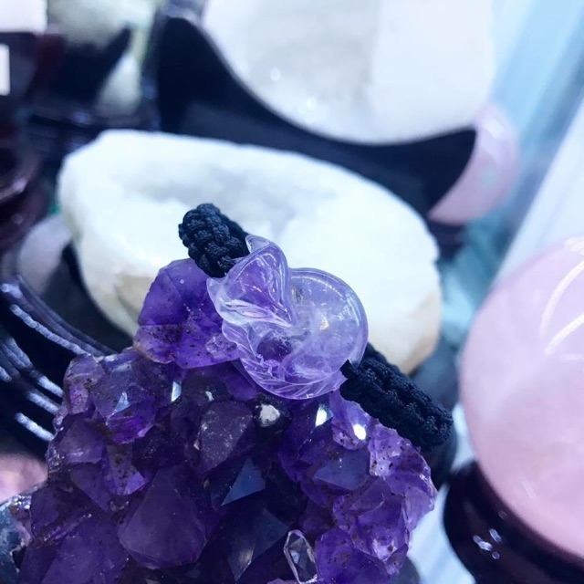 Hồ ly cửu vĩ ( 9 đuôi ) thạch anh Tím