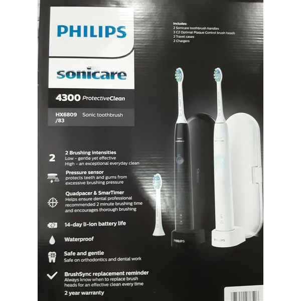 Philips 4300 - Bàn chải điện Philip Protective Clean Sonicare 4300