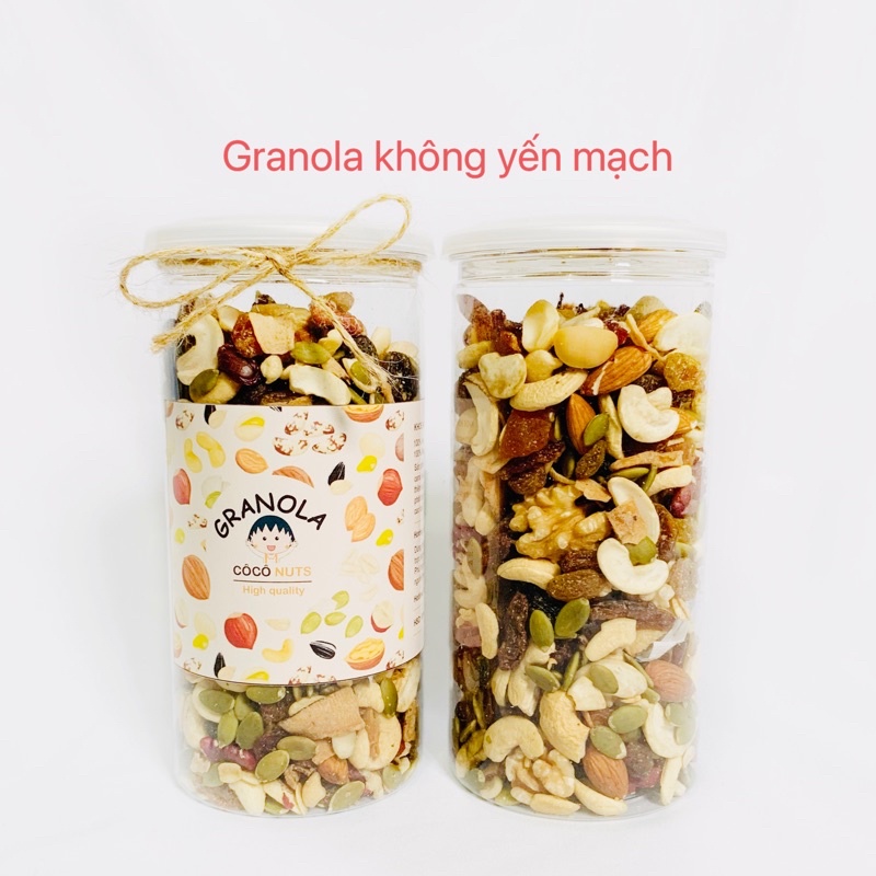 Granola siêu hạt không yến mạch Coconuts, granola ăn kiêng - 500g